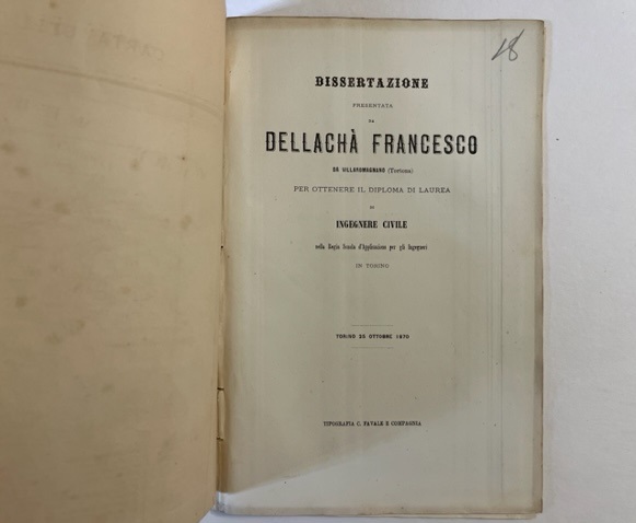 Diverse forme della seconda equazione di termodinamica. Dissertazione